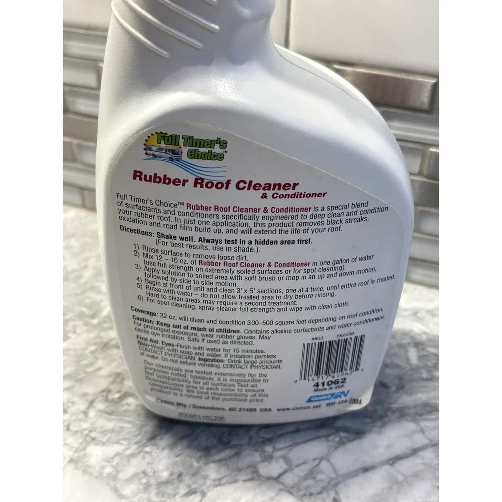 Full Timer's Choice Roof Cleaner and‎ Conditioner Liquid 32 oz Camco